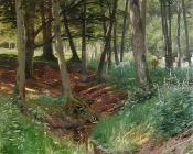 Landscape With Deer - 佩德·莫克·曼斯特德